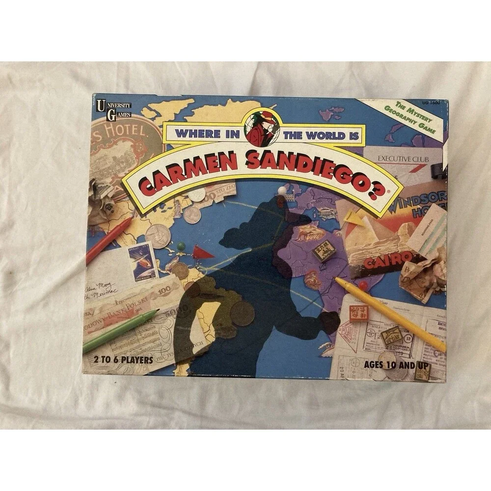 Where In The World Is Carmen Sandiego? Board Game | 2-6 Players | Ages 10+